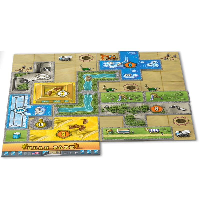 Lookout BÃ¤renpark Board Game | Tile Placement Strategy Game | Fun Zoo Animal Themed Puzzle Game for Adults and Kids | Ages 8+ | 2-4 Players | Average Playtime 30-45 Minutes | Made by Lookout Games - Image 3